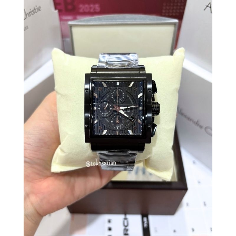 Alexander Christie AC 6182 GC Original Bergaransi Jam Tangan Rantai Pria