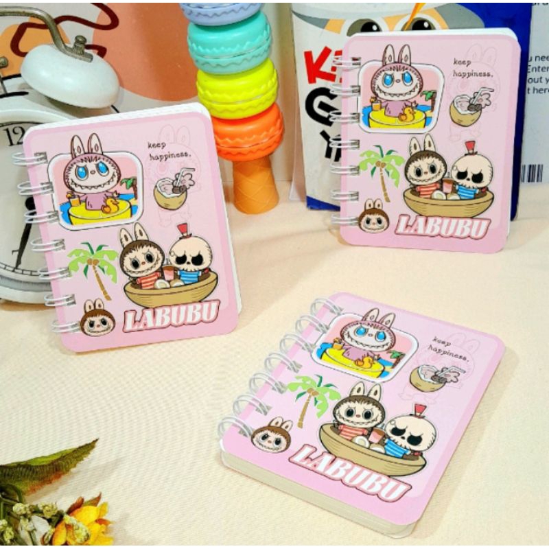 

Buku Binder a7 Labubu Binder Labubu Viral Buku Notebook Ukuran a7 Cover Labubu Alat Tulis Sekolah Labubu Termurah
