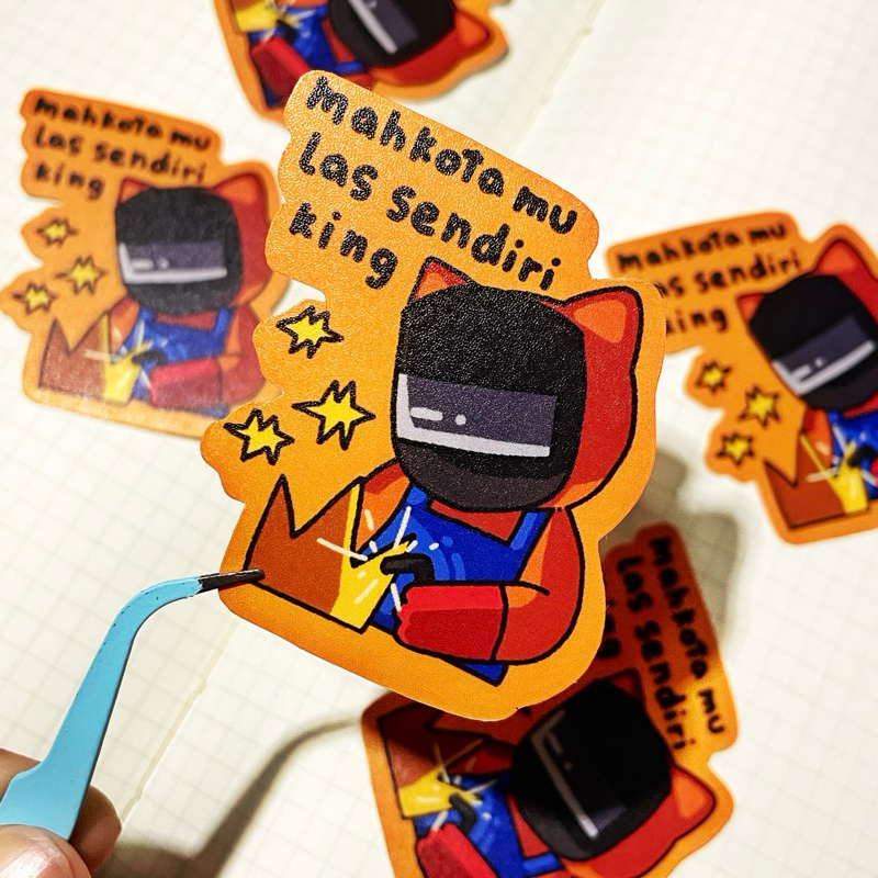 

Sticker Mahkotamu Las Sendiri King / Cacaastudio