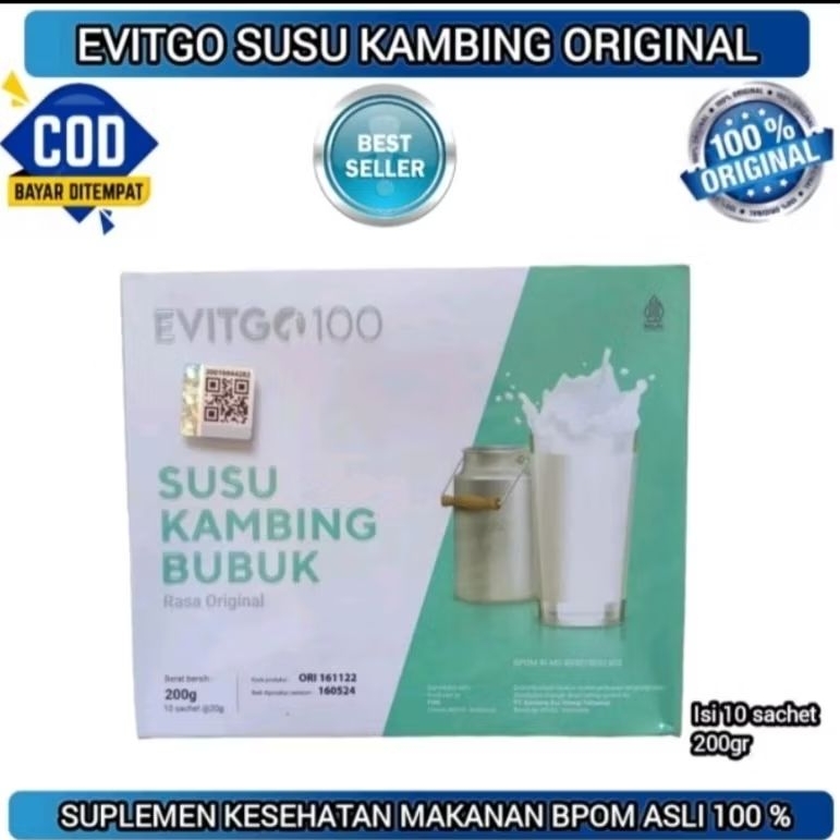 

Susu Kambing Kesehatan Original 100% 1 Box