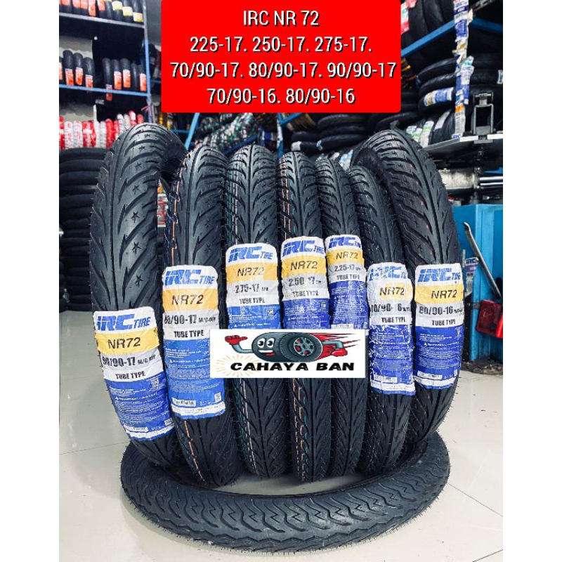 Ban IRC NR 72 225-17 ban 250-17 ban 275-17 ban 70/90-17 ban 80/90-17 ban 90/90-17 ban 70/90-16 ban 8