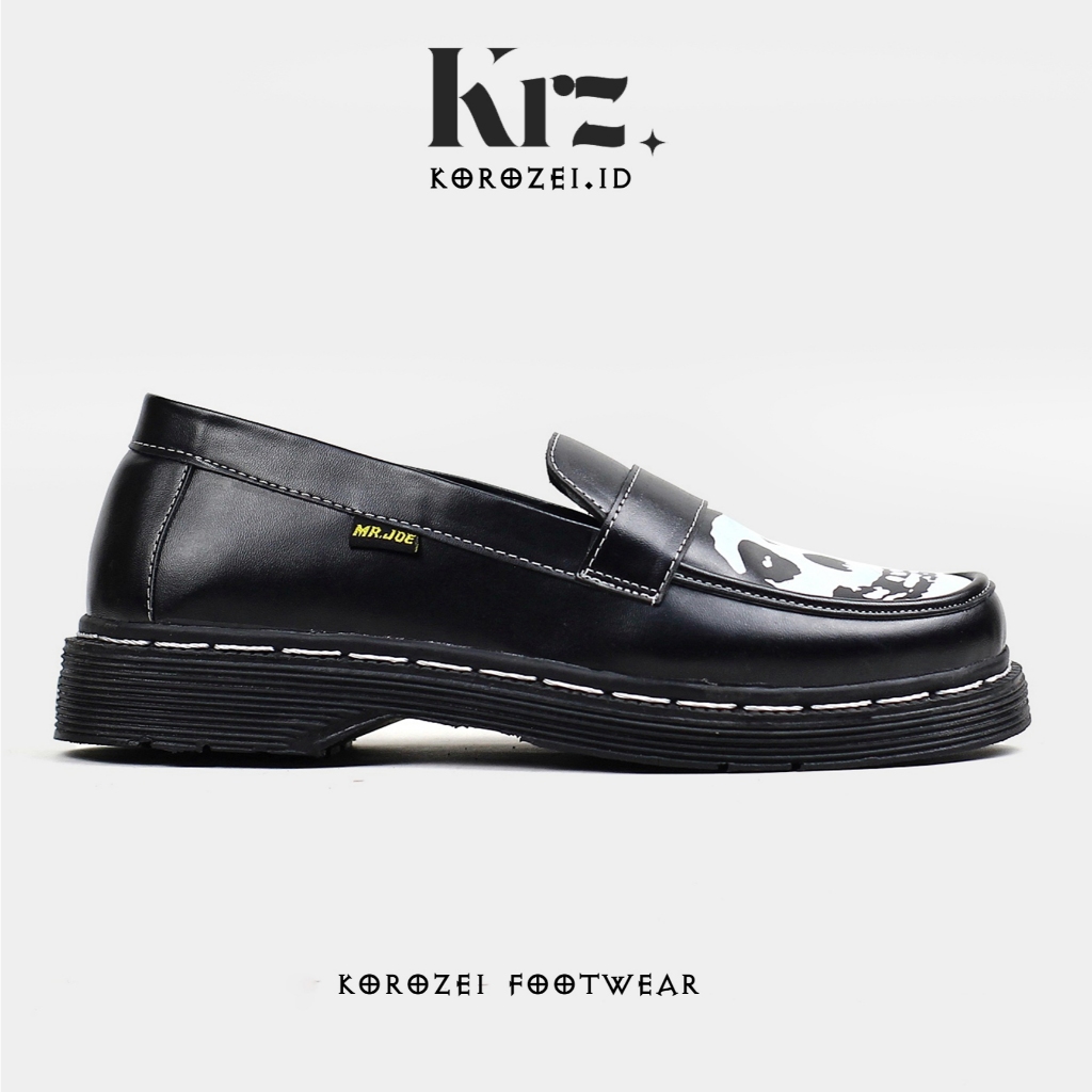 Sepatu Loafers Pantofel Casual Docmart Misfits Pria