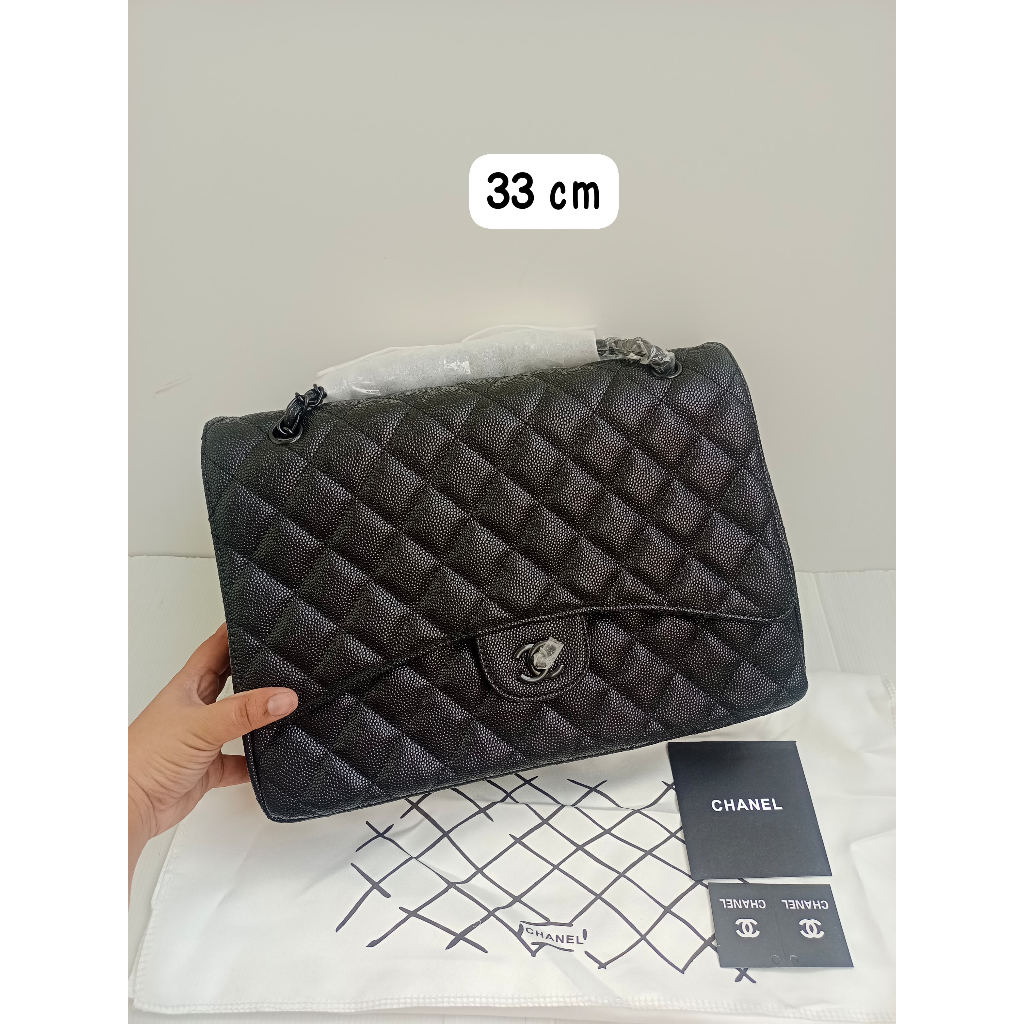 CH Classic Flap MAXI/jumbo Size 33 | Dalem Kulas | MICROCHIP | Tas Wanita | Tas selempang wanita