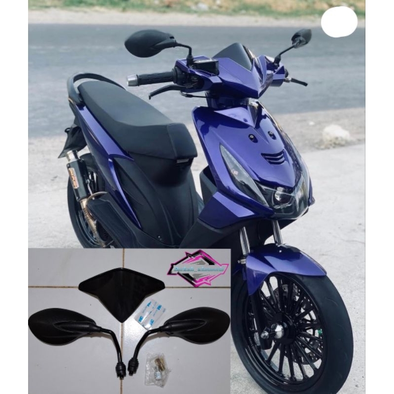 PAKET VISOR BEAT KARBU LAMA PLUS SPION X1