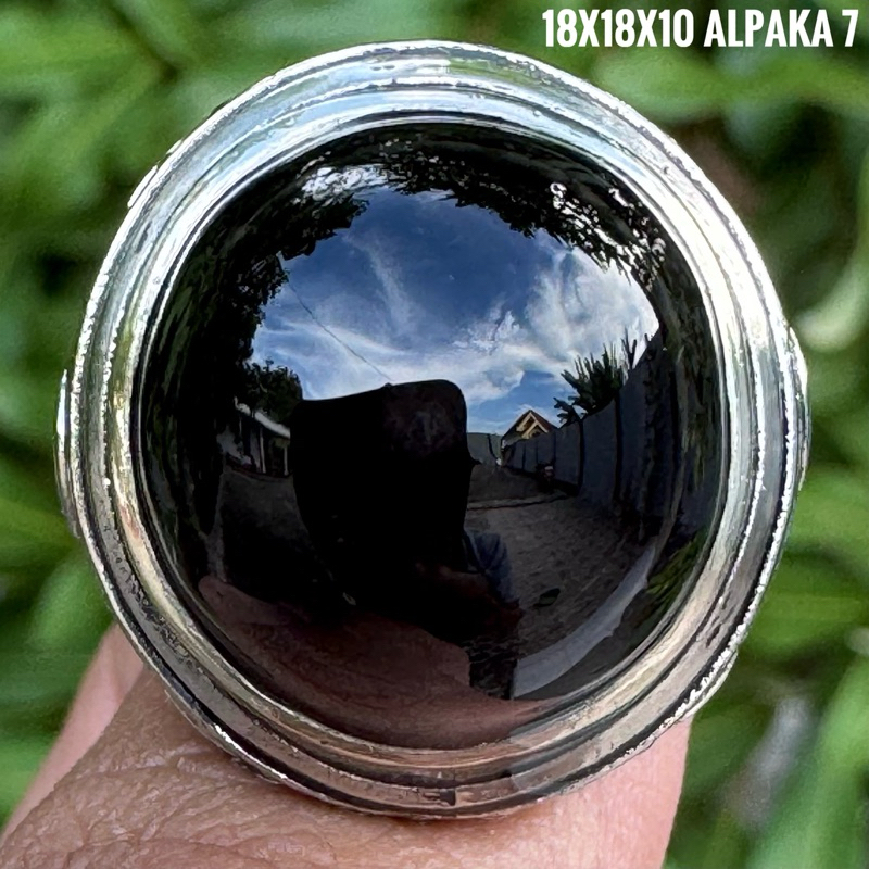 Cincin Batu Akik Natural Sulaiman Mata