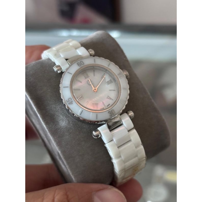 JAM TANGAN CEWEK CERAMIC GC ( GUESS COLLECTION ) ORIGINAL SUDAH PLUS BOX DAN SURAT DAN PAPERBAG