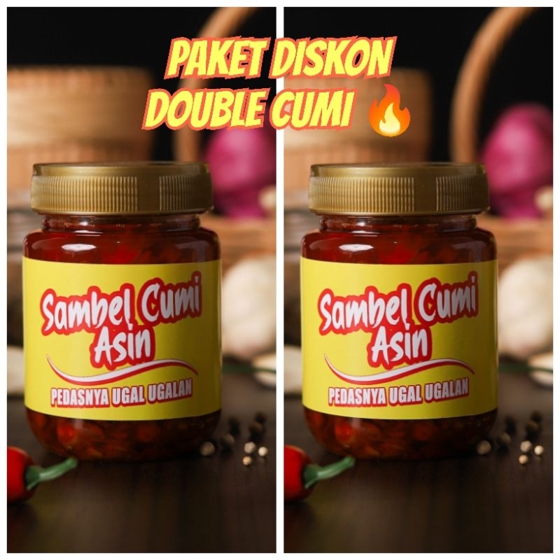 

PAKET COMBO BEST PRODUCT | 2 BOTOL SAMBEL CUMI | Sambel pedas nagih puas enak by JAJAN YOK WEEE