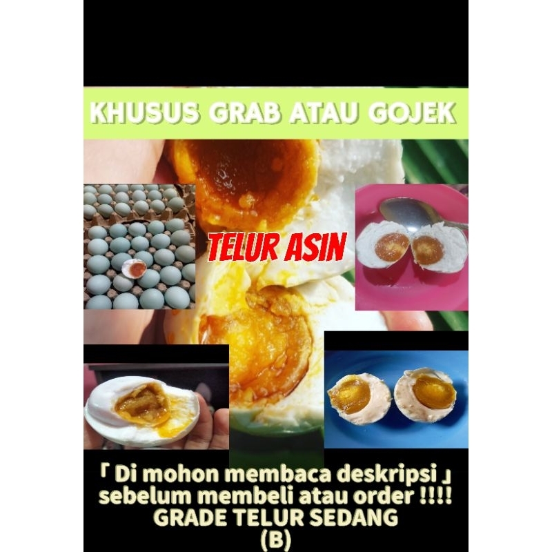 

TELUR ASIN/TELOR ASIN MATANG & MASIR SIZE AB / SEDANG