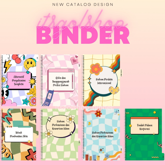 

7 LEMBAR BINDER DIVIDER/PEMBATAS BINDER B5 & A5