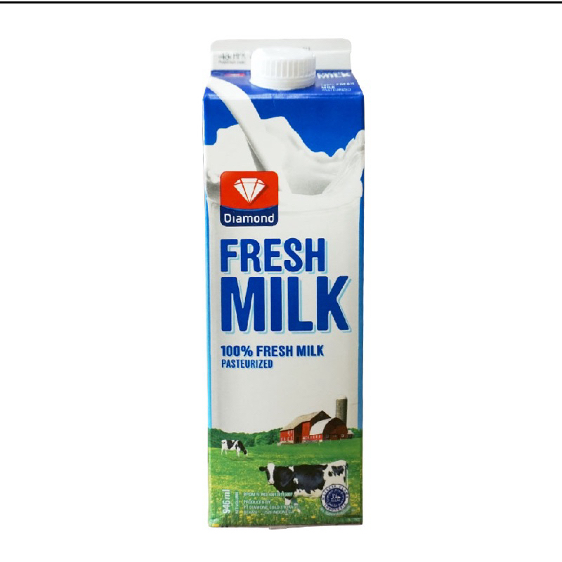 

Diamond susu Fresh Milk Plain 946ml