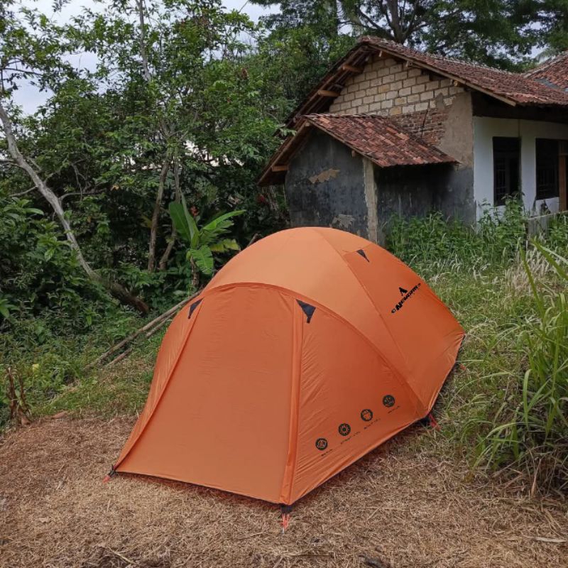 cover tenda 4 orang outer tenda camping 4p cover tenda Borneo 4p