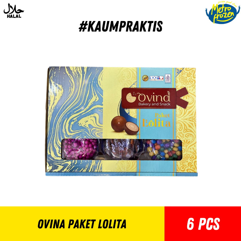 

OVINA Bakery & Snack Paket Lolita (6 coklat)