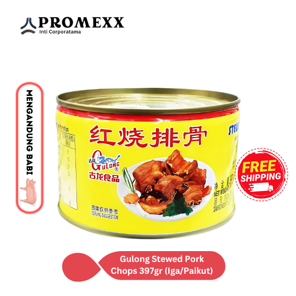 

Stewed Pork Chops | Gulong IGA babi kaleng 397 gram kaleng besar NON HALAL