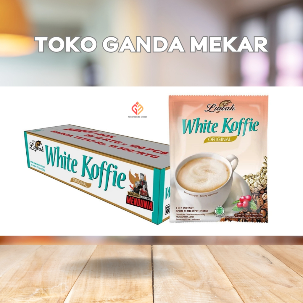 

1Dus Luwak White Koffie Original 10x20gr ( 1 Dus isi 12 Rtg )