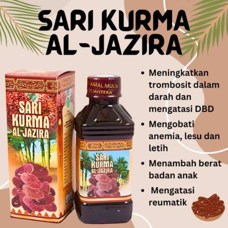

Sari Kurma AL-JAZIRA Membantu Naikan Trombosit DBD