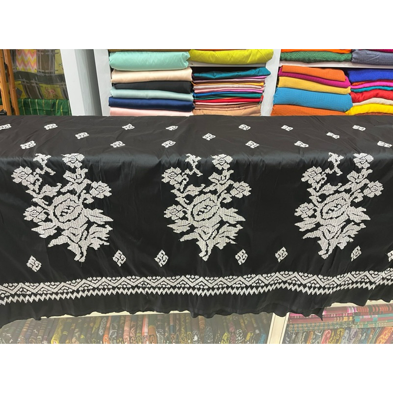 tafeta lagosi bordir 1 warna