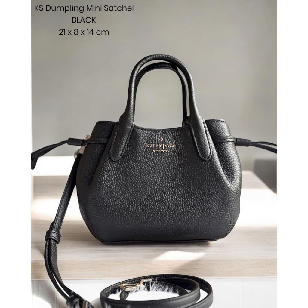 Tas Wanita Branded KS Dumpling Mini Satchel Crossbody Bag 21 x 14 cm Original 100%