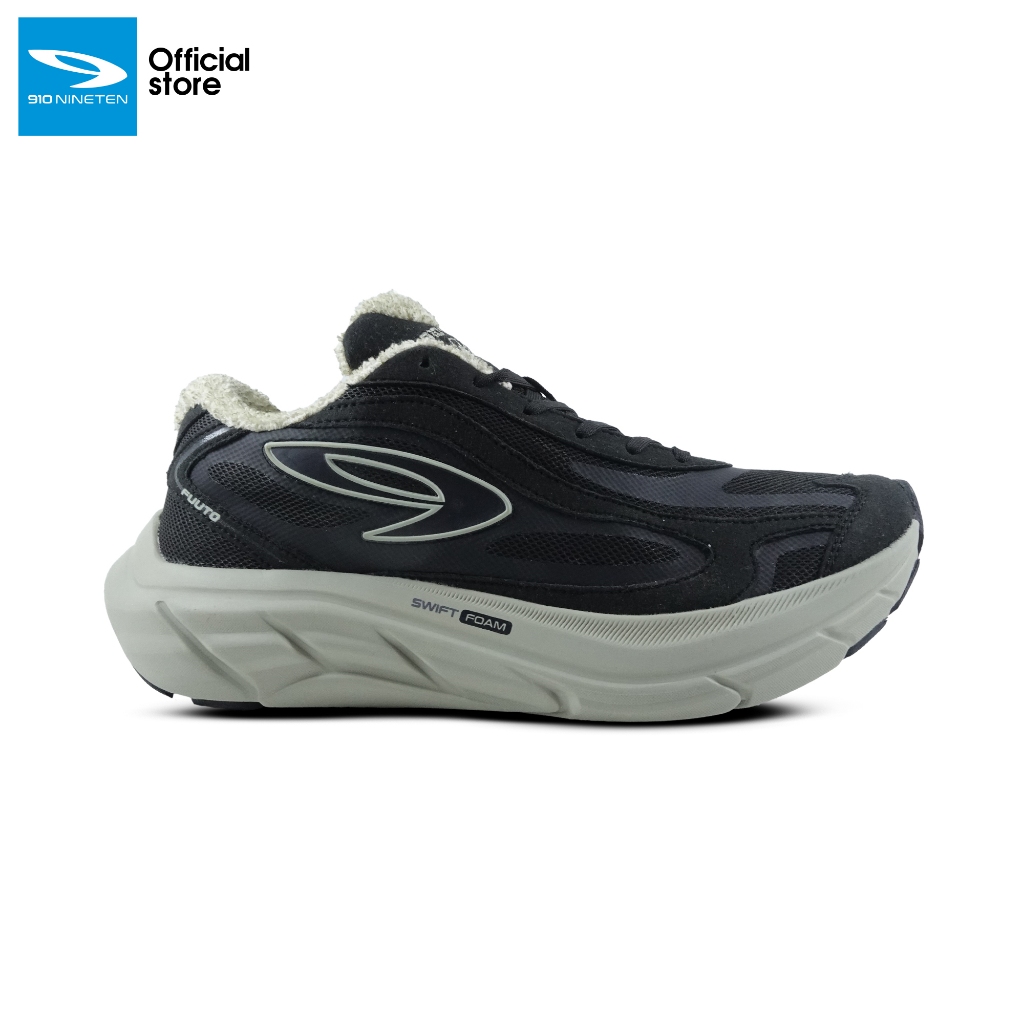 910 Nineten FUUTO HERITAGE Sepatu Sport Style - HITAM/BEIGE