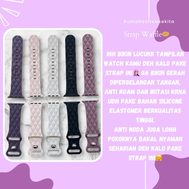 SILICONE STRAP FOR WATCH / SMARTWATCH SPORT BREATHABLE BRACELET WATCH SERIES 10 9 8 7 6 5 4 3 2 1 / 