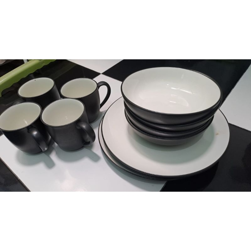 BORONGAN PIRING, MANGKOK, GELAS BAHAN KERAMIK MERK NORITAKE