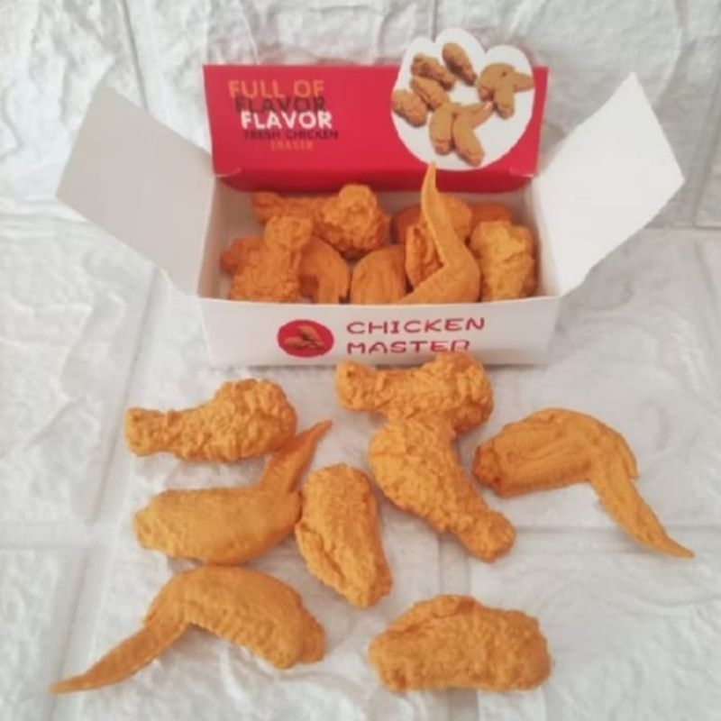 

Penghapus Fried Chicken Ayam Goreng 1 Set 8 Pcs