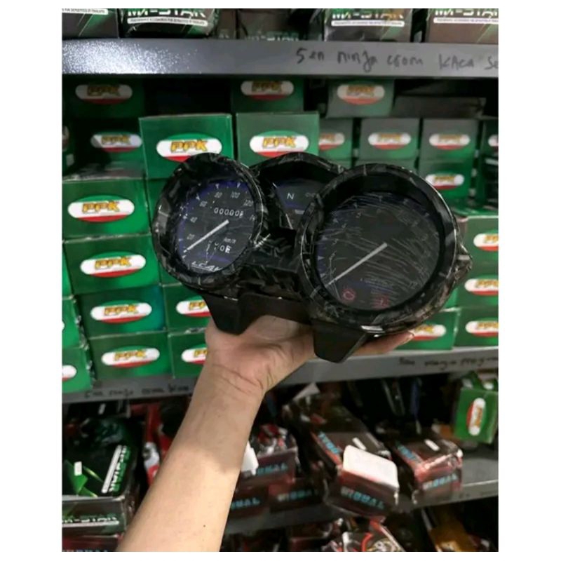 Spidometer Kilometer Vixion Old Modif Karbon Forget Fullset High Quality