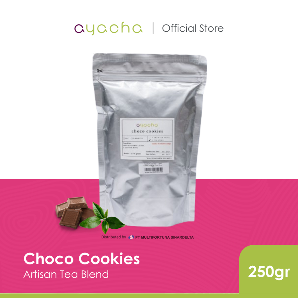 

Ayacha Artisan Tea - Choco Cookies | Loose Tea 250 Gram | Teh Bunga Teh Fruity