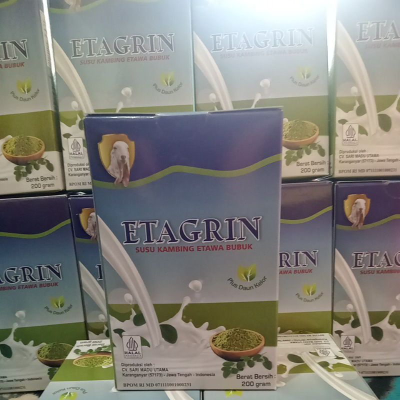 

ETAGRIN/susu /susu bubuk/Susu kambing etawa bubuk daun kelor
