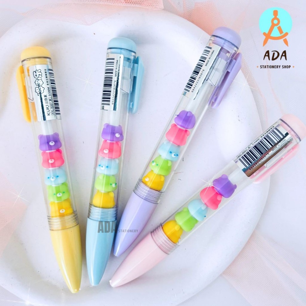 

(1 pc) GEL PEN KUKI BEAR KK-8067/PULPEN KUKI/ JENGA PEN