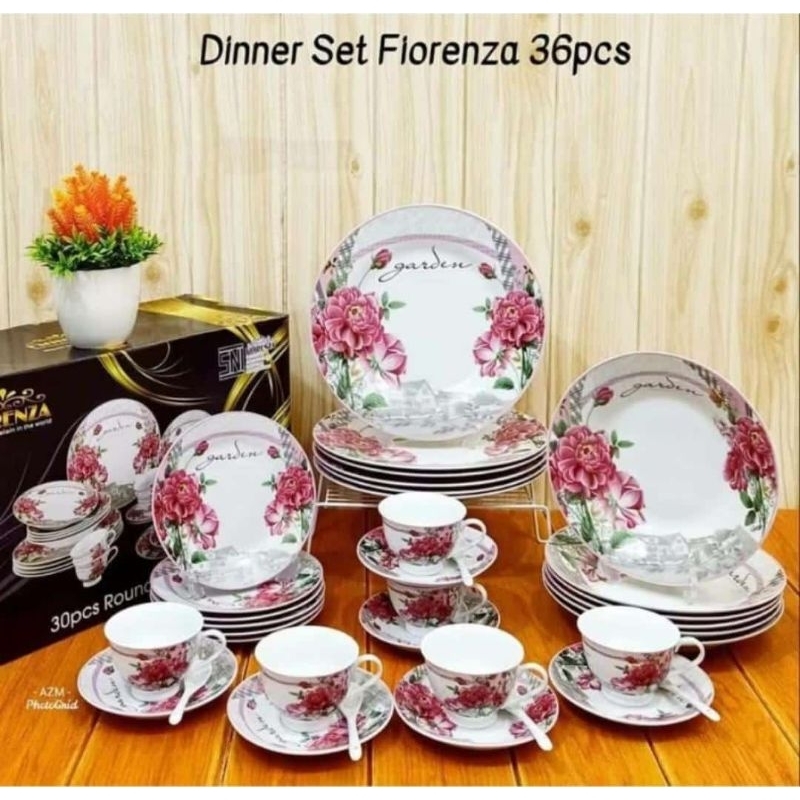 fz 812-36r-new dinner set Fiorenza 36 pcs