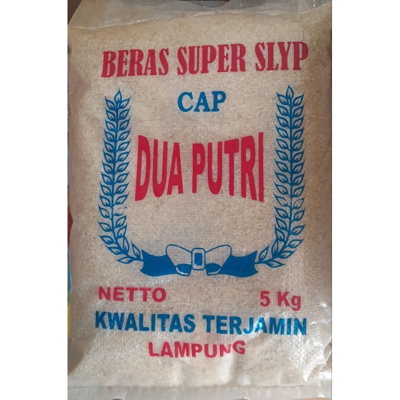 

beras premium super slip dua putri 5 kg