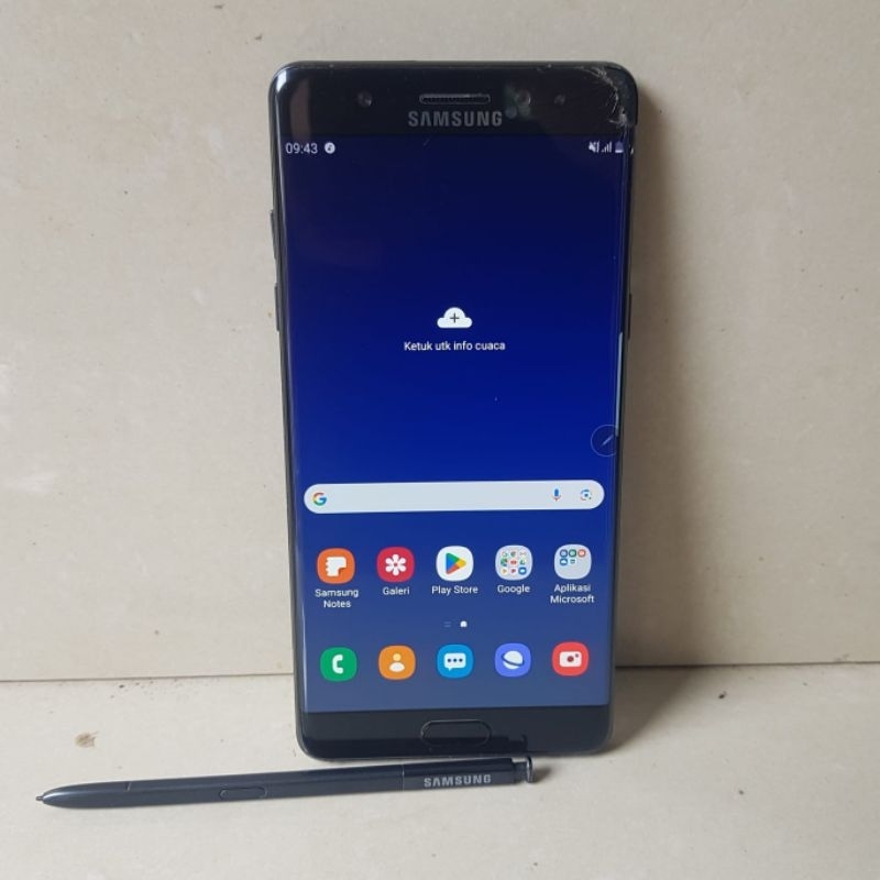Ada Minus Samsung Galaxy Note FE Duos NFC RAM 4GB ROM 64GB Bekas SEIN