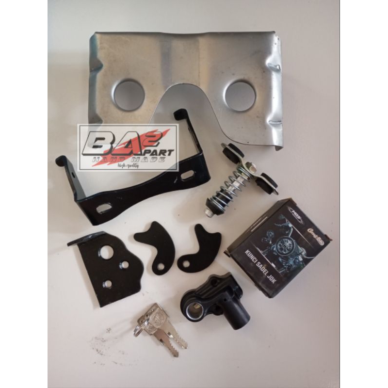 pangkon jok gl100 set dudukan jok gl100 set kunci jok engsel jok gl100 engsel kunci jok gl100 125 se