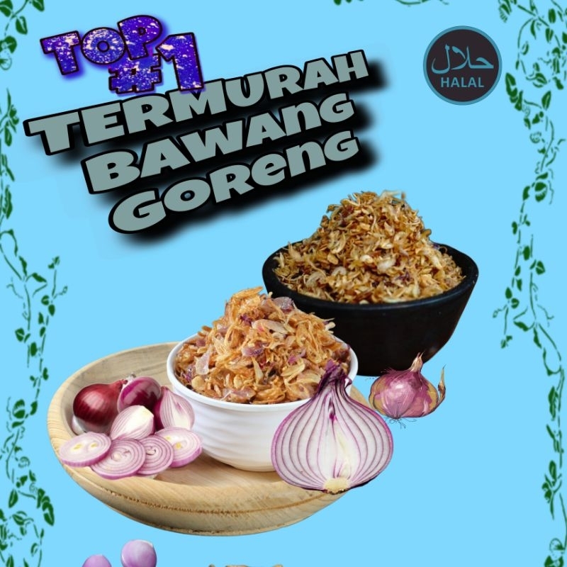 

bawang goreng merah grade A kemasan 1000 gram
