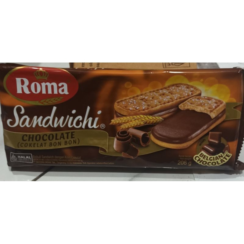 

roma sandwich rasa coklat