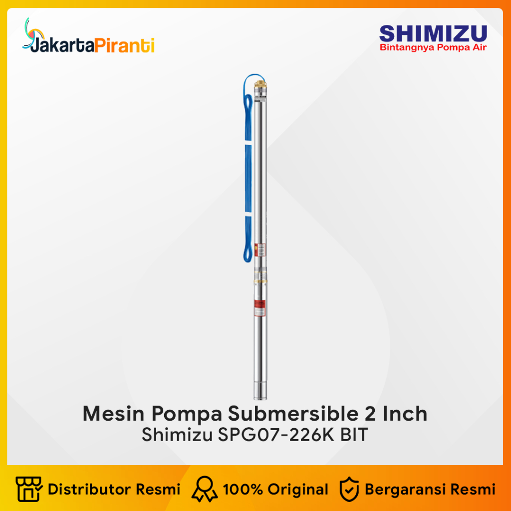 Mesin Pompa Air Celup Sumur Dalam Submersible Shimizu SPG07-226K BIT