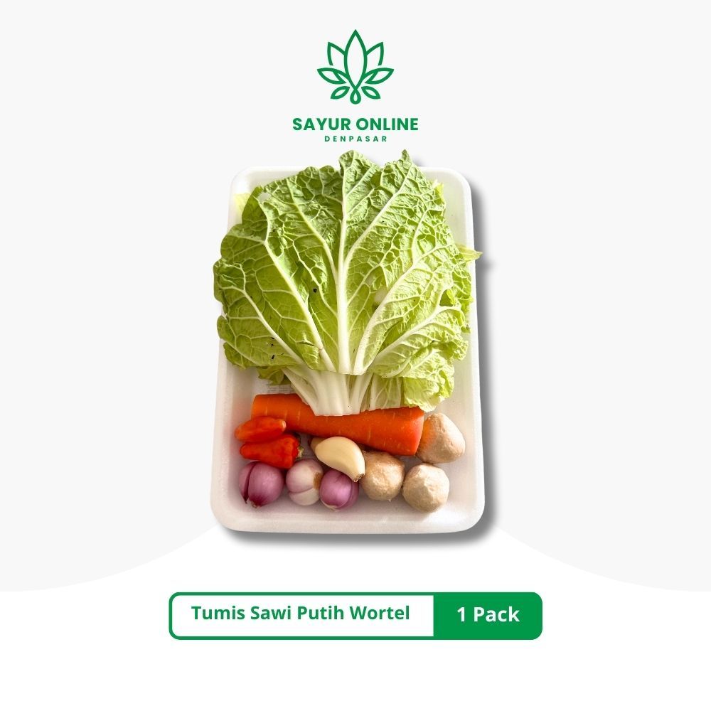 

Paket Tumis Sawi Putih Wortel Bakso 1 Pack - Sayur Online Denpasar