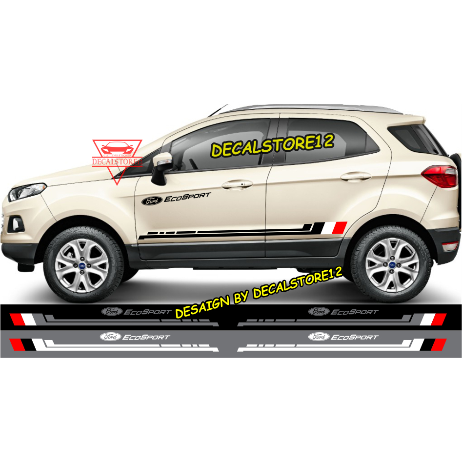 sticker stiker ecosport stiker mobil ford ecosport stiker list body ecosport elegant