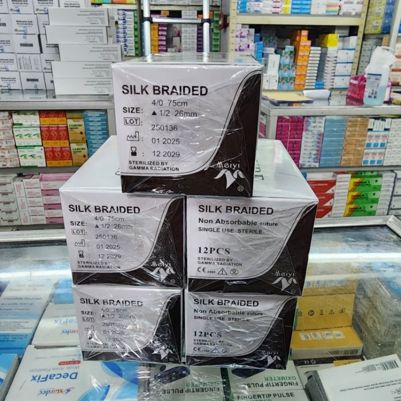 SILK BRAIDED 4/0 SMATCARE / MEIYL/ SILK PLUS