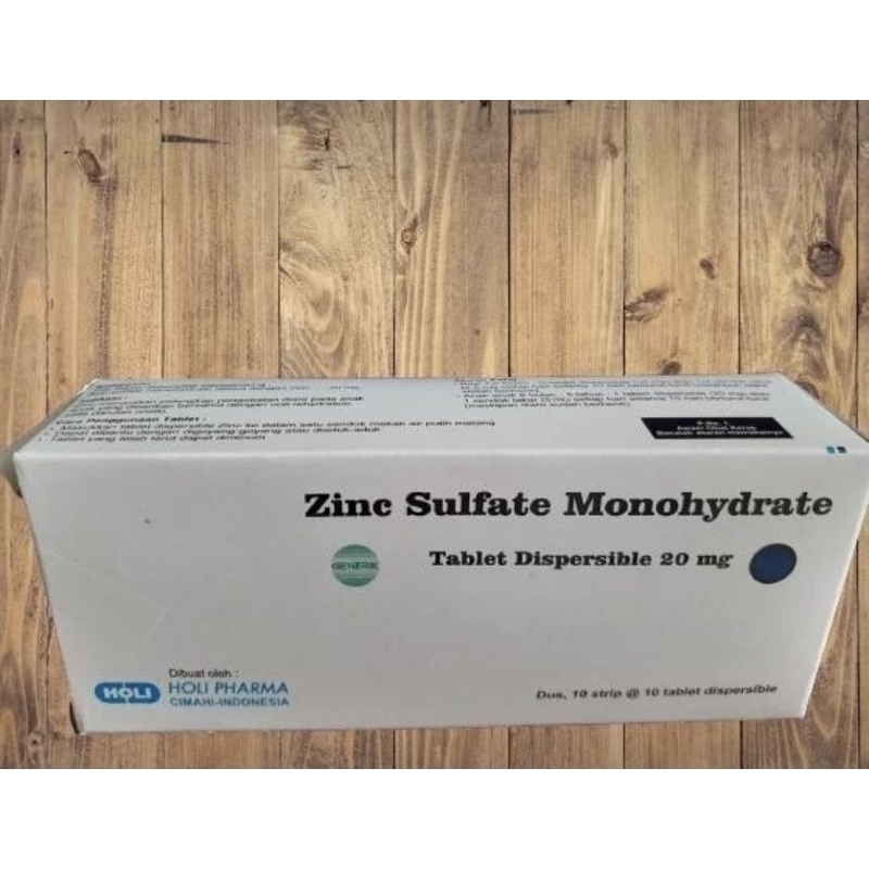 ZINC 20mg HOLI strip