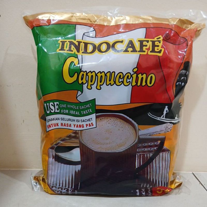 

Indocafe Cappuccino 50 Sachets, Cappuccino Indocafe 50 Sachets