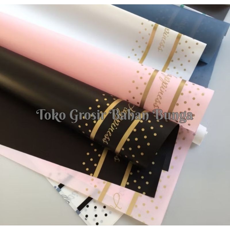 

Flower Wrapping Happiness - Cellophane Happines - Kertas Buket Happines