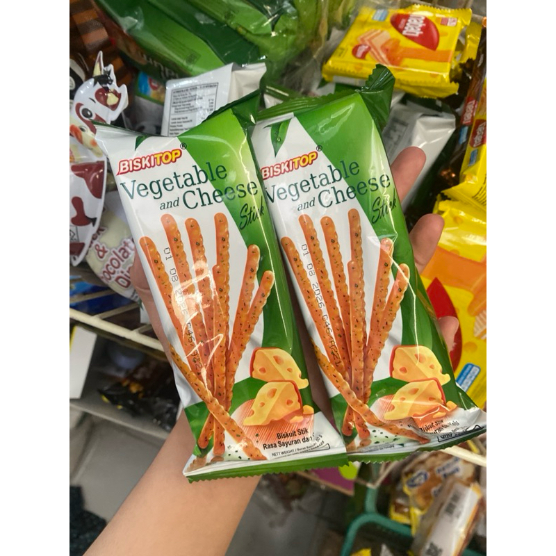 

biskitop vegetable & cheese stick- biskuit sayur- stik sayur - jajan enak- murah