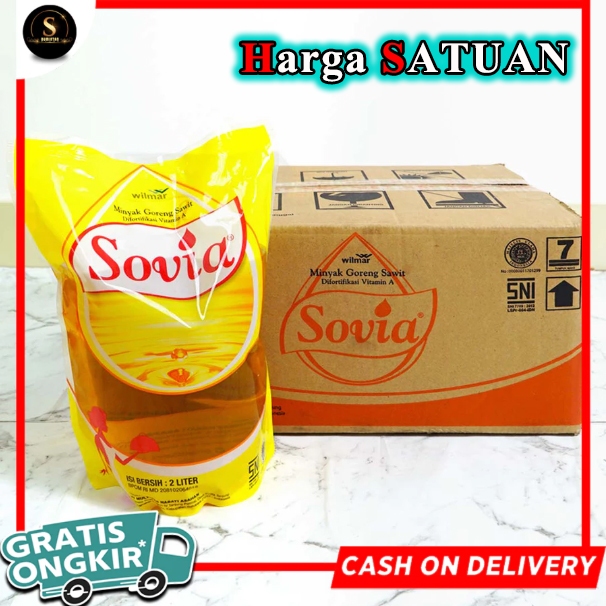 

Minyak Goreng Sovia Pouch 2 Liter PROMO Minyak Goreng Kelapa Sawit Gurih Sovia 2l Ecer Grosir 1 Dus Murah