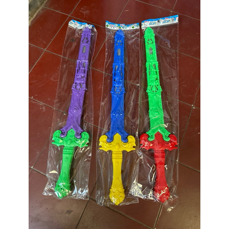 MAINAN PEDANG SAKTI UKURAN BESAR JUMBO 62 CM / PEDANG PLASTIK SEPERTI FILM KUNGFU SUPERHERO