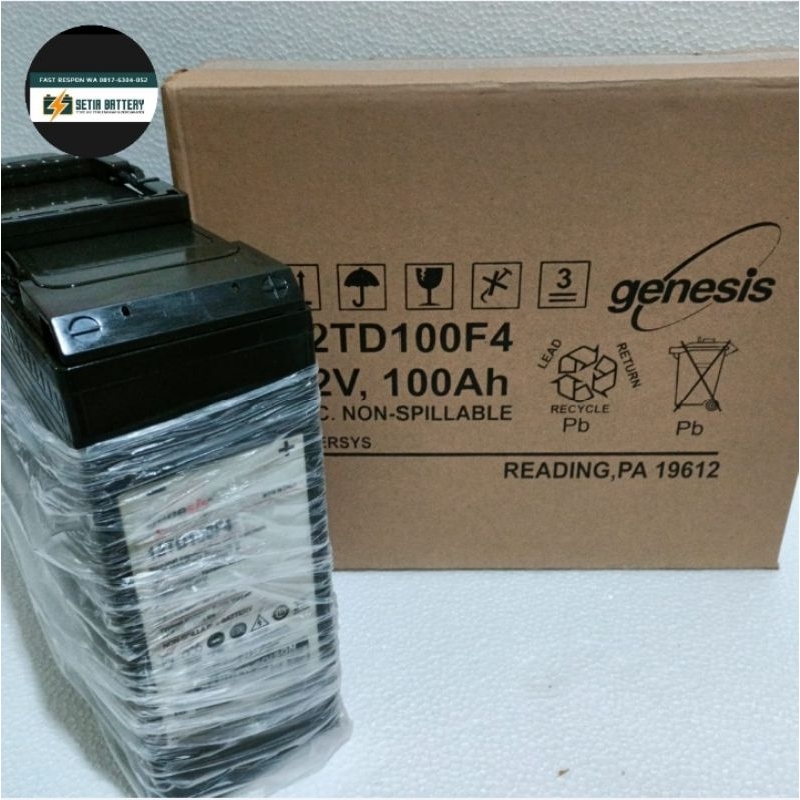 BATTERY VRLA GENESIS 12VOL 100AH NEW