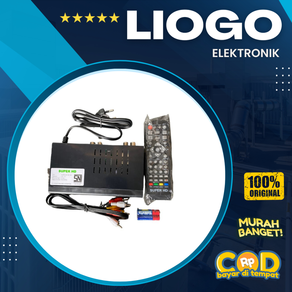 Set Top Box Gardiner DVB T2 Harimau STB Super HD-168 Harimau