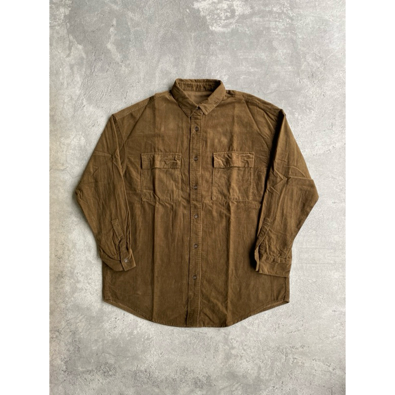 GU Corduroy Shirt Size L