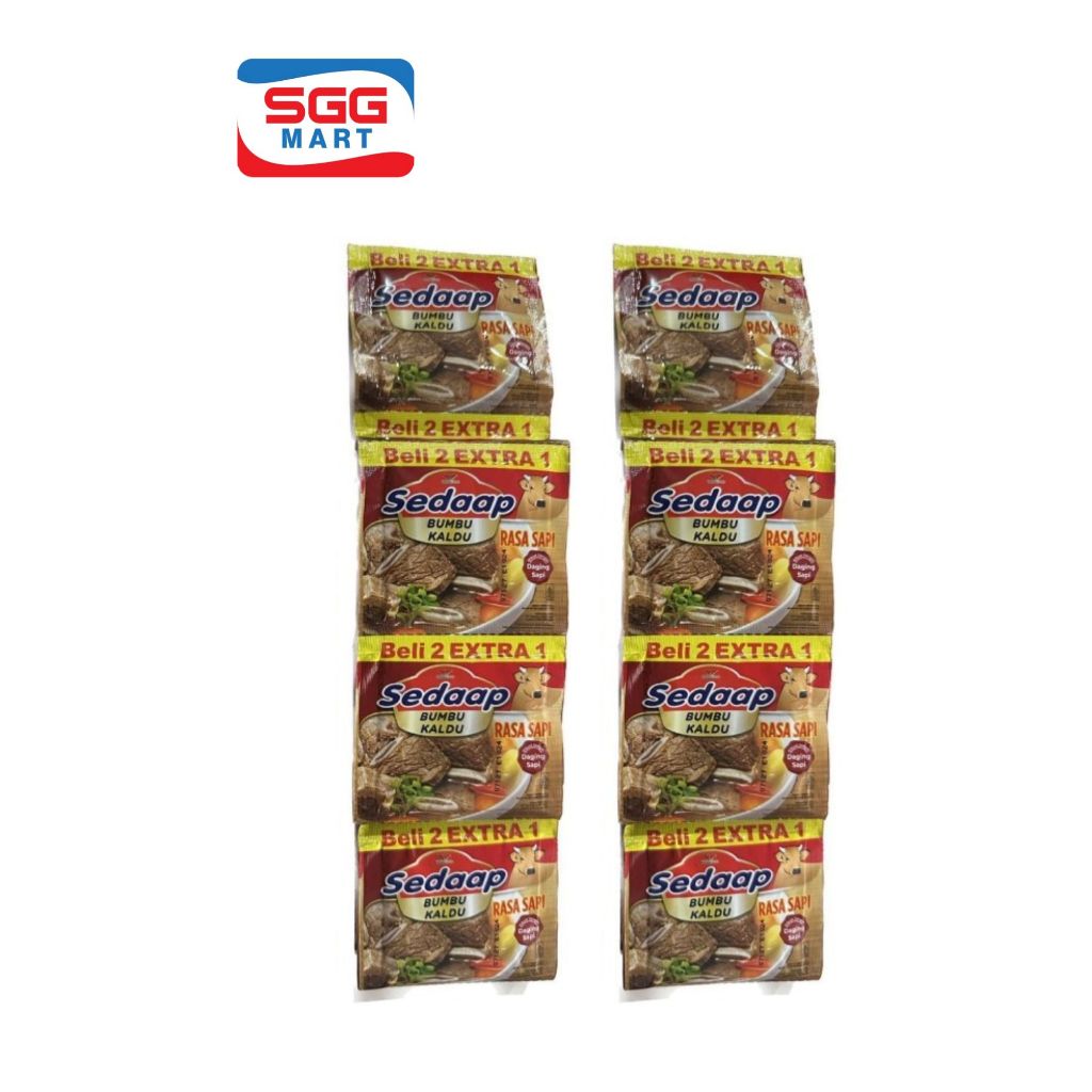 

Sedap Bumbu Kaldu Sapi 9gr x 18sch [1 renteng]