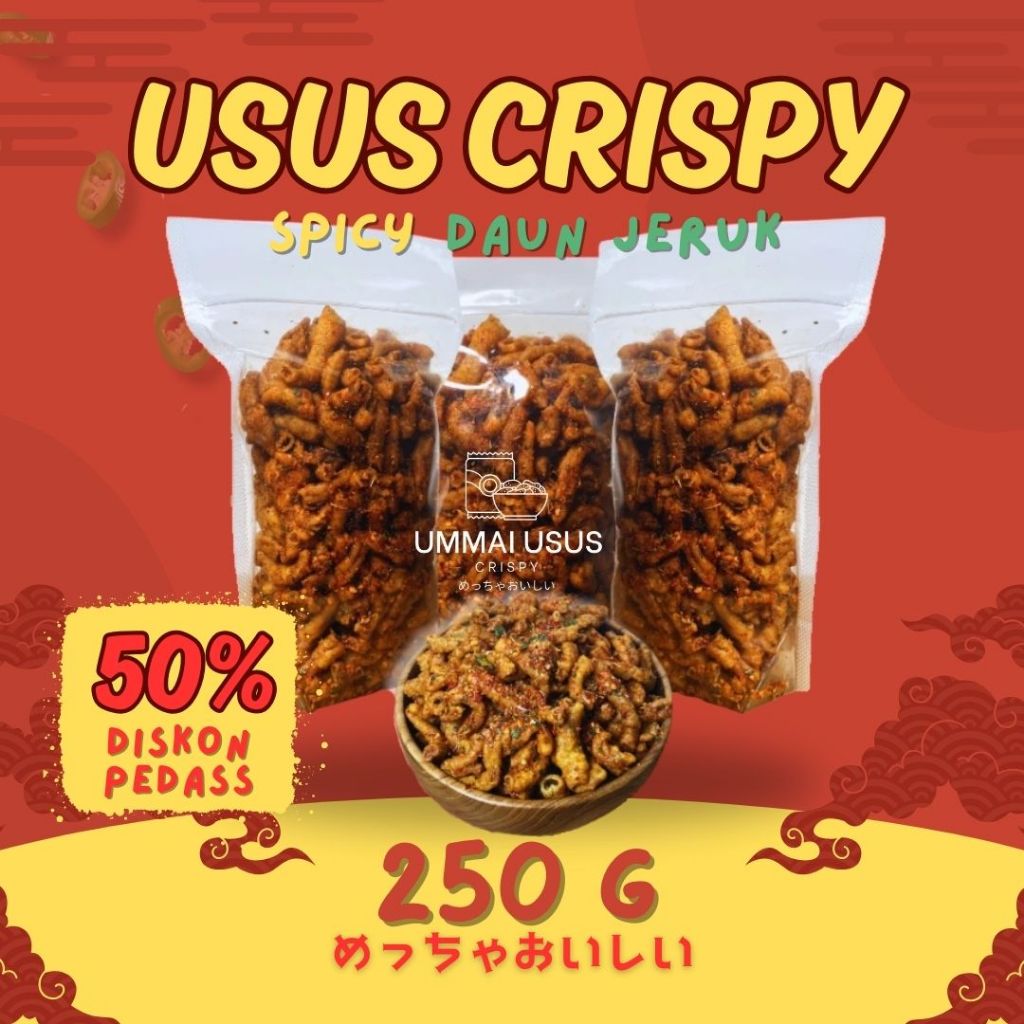 

Keripik Usus Ayam Crispy Pedas Daun Jeruk 250gr Kriuk Best Seller Cemilan Pedas!